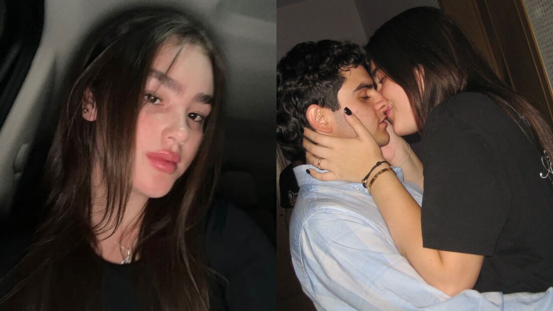 Emily Álvarez junto a su novio Jaziel Avilez / Foto: Instagram
