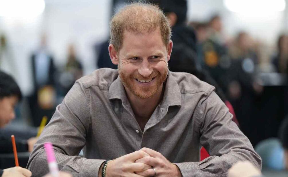 El príncipe Harry  durante un evento sobre el programa escolar Invictus Games en Vancouver / Foto: AP