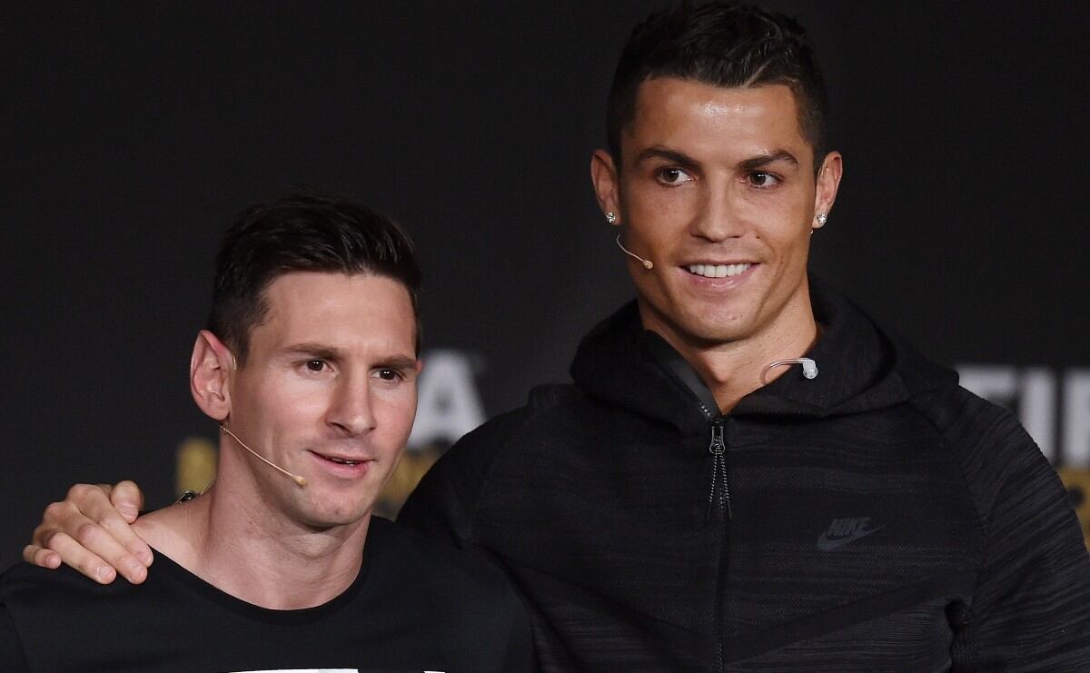 El mensaje de apoyo de Cristiano Ronaldo a Messi tras la muerte de su papá
