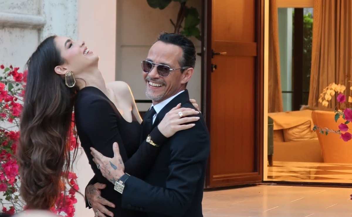 Marc Anthony y Nadia Ferreira / Foto: Instagram