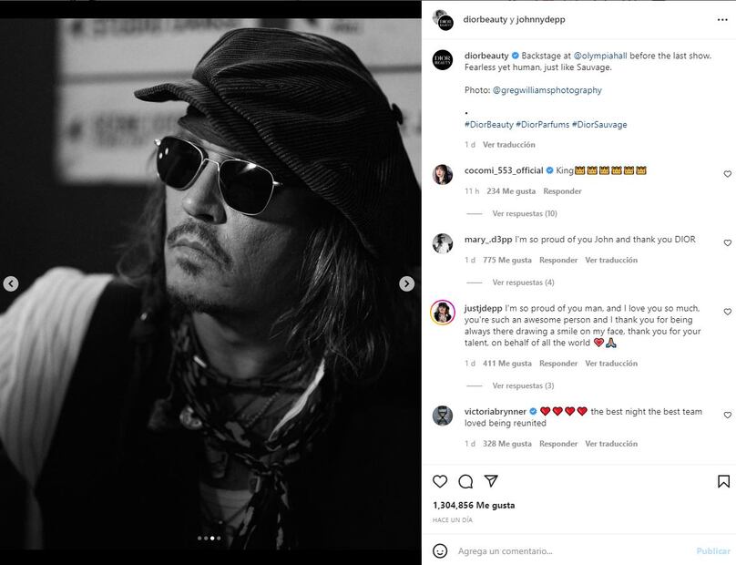 Johnny Depp vuelve a firmar contrato millonario con Dior como imagen de 'Sauvage'
