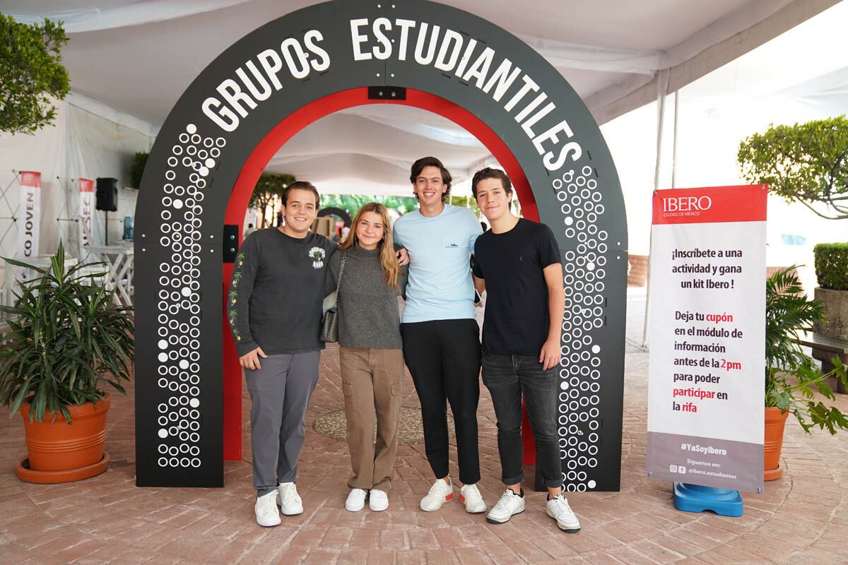 Alfonso García, Sofía Garza, Patricio Gutiérrez y Andrés Gómez. (Foto: Héptor Arjona para VIP)