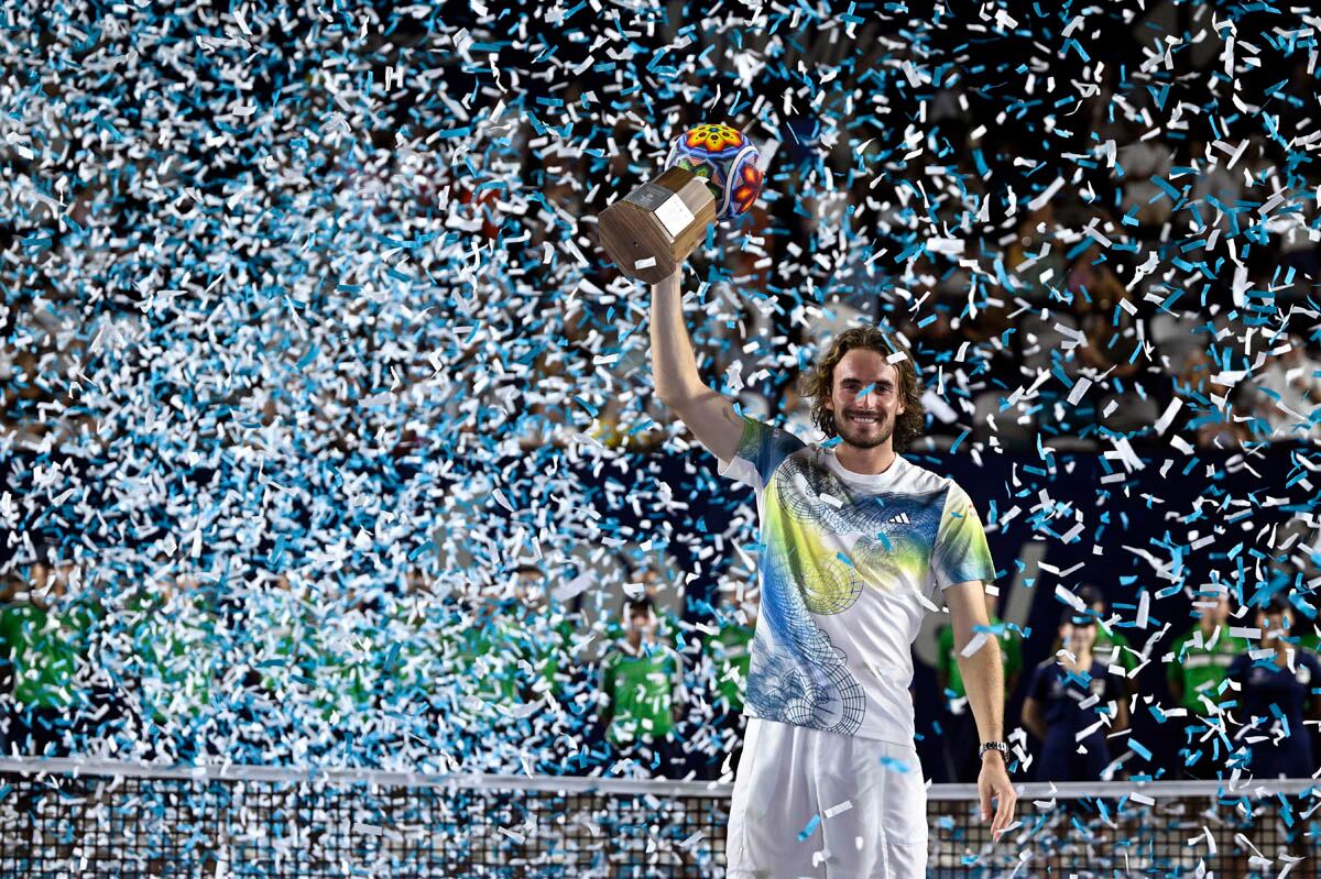 El campeón, Stefanos Tsitsipas. (Foto: Arturo Quintero para VIP)