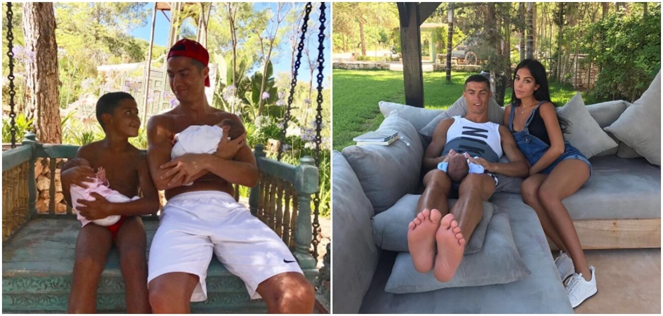 <p>El futbolista portugués ya tiene tres hijos: Cristiano Jr., Eva y Mateo</p>
