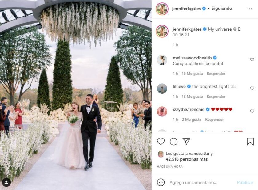 Melinda Gates está feliz por la boda de su hija Jennifer con Nayel Nassar