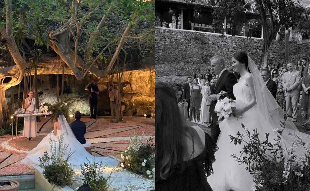 Ivana de María y Andrés del Sol celebraron su boda en Mérida / Fotos: Instagram