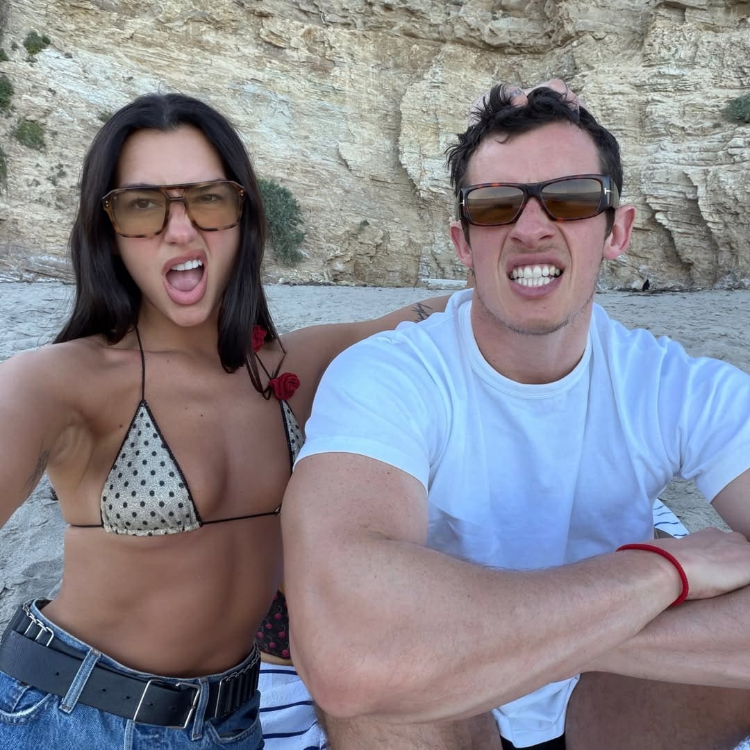 Dua Lipa y Callum Turner. (Foto: Instagram)