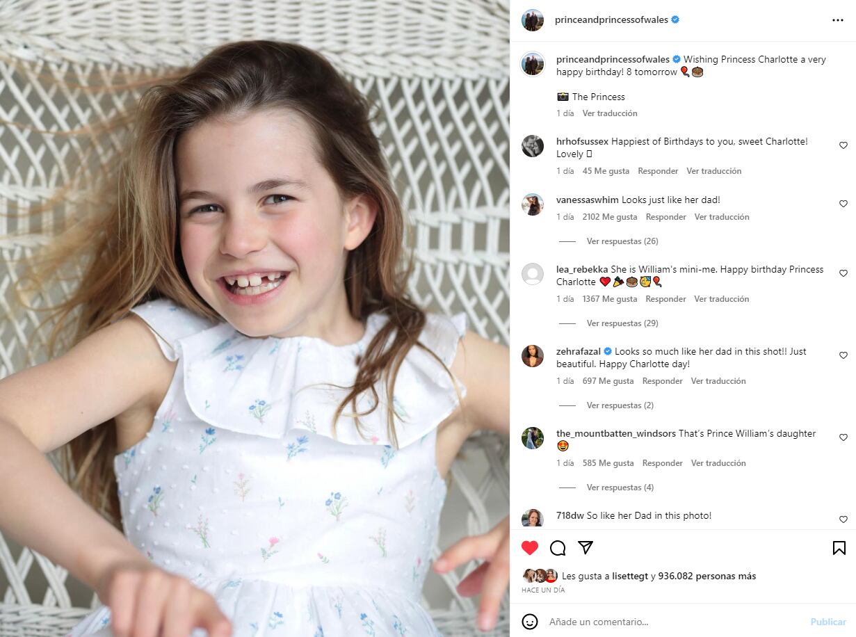 La princesa Charlotte celebra 8 años con un look muy asequible