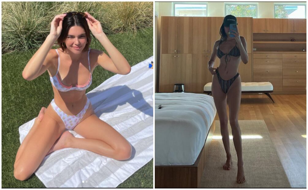 Kendall Jenner y Dua Lipa, encantadas con los bikinis de Heavy Manners