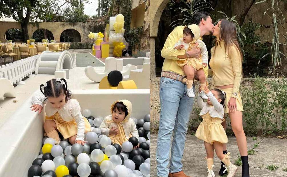 Las pequeñas Mía y Nirvana, hijas de Alex Fernández y Alexia Hernández, disfrutaron de diferentes juegos / Fotos: Instagram