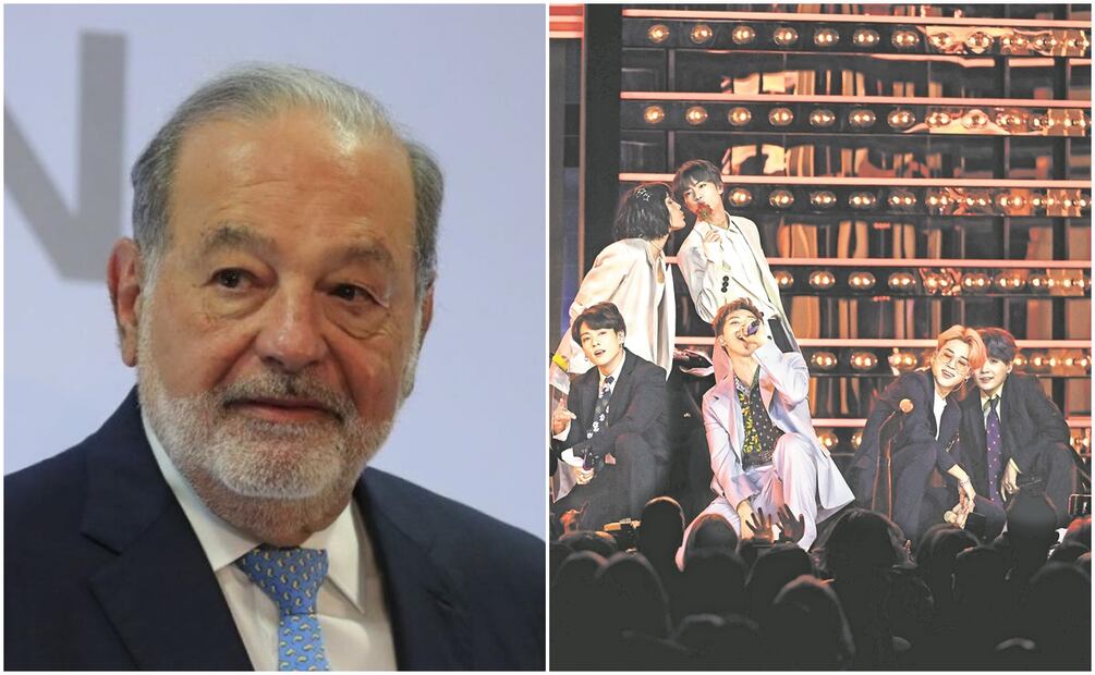 Carlos Slim, otra vez en tendencia: fans le suplican traer a la banda BTS a México 