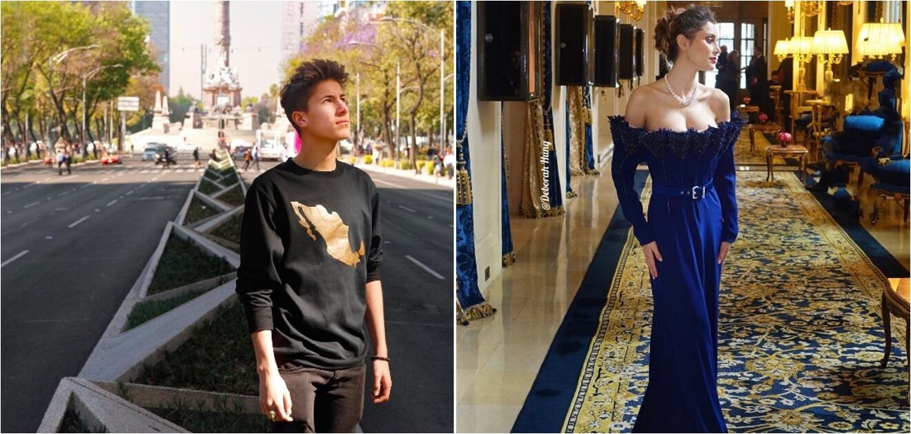 <p>JuanpaZurita y Deborah Hung ponen en alto el nombre de México en las pasarelas internacionales.<strong> (Fotos: Instagram)</strong></p>
