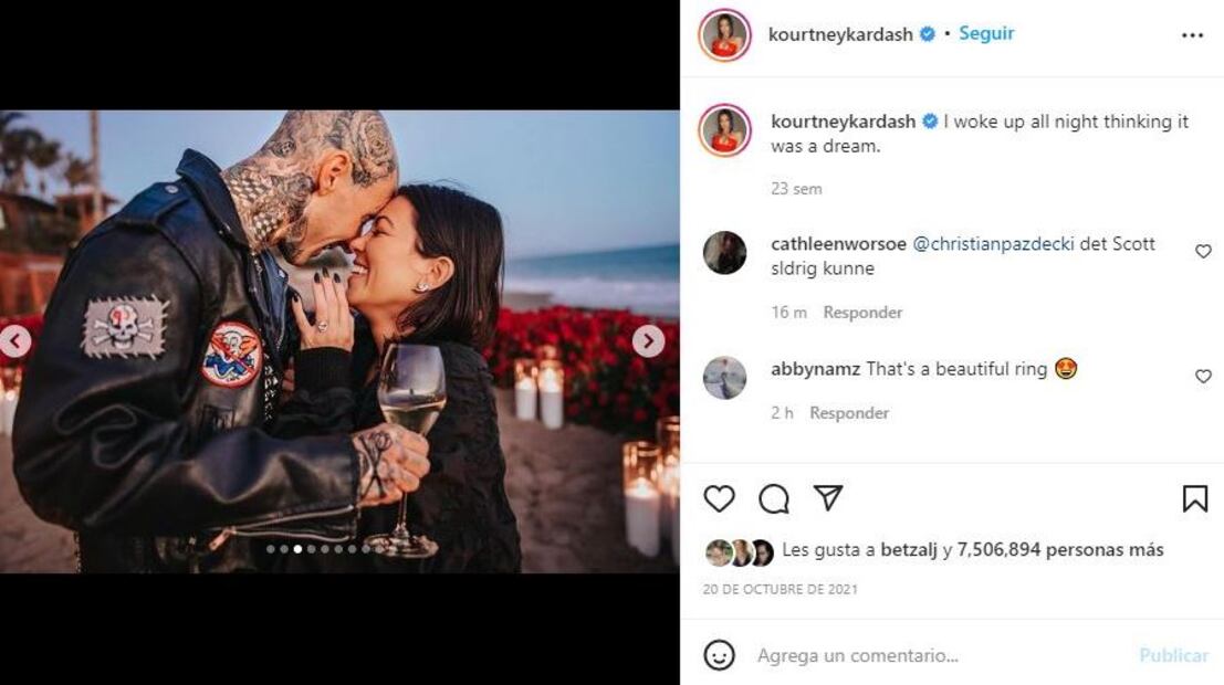 Kourtney Kardashian y Travis Barker por fin se casaron en California