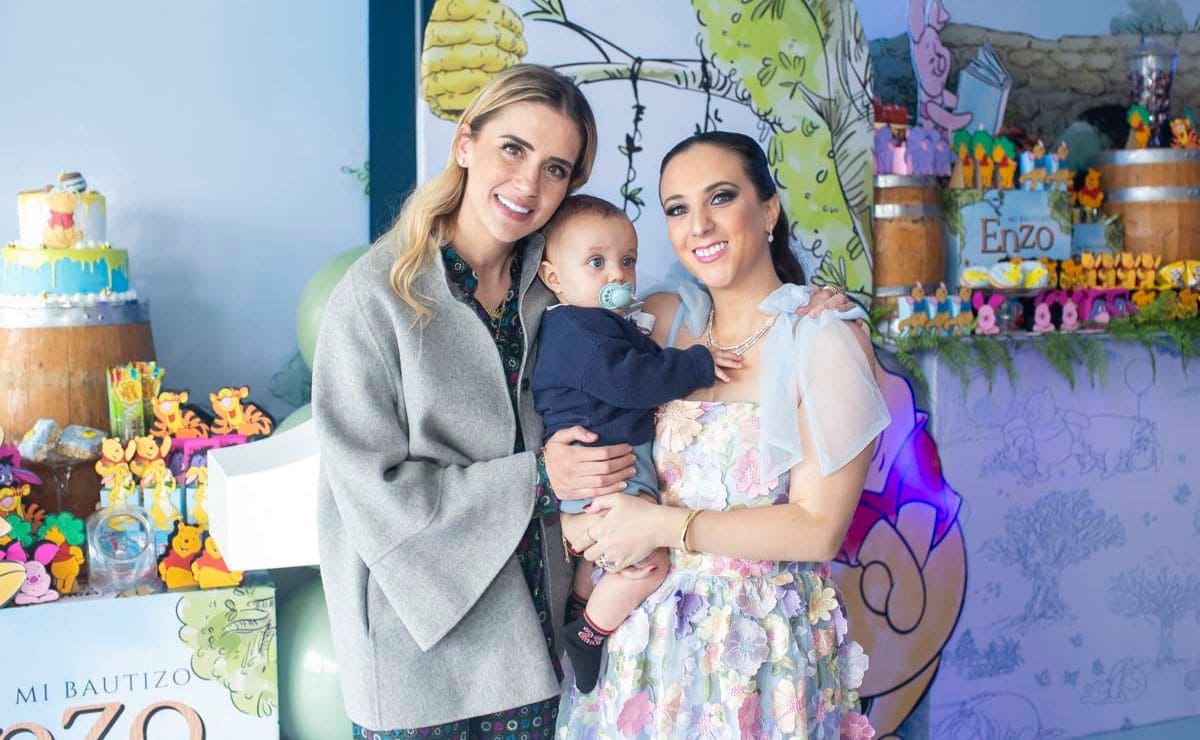 María Irene Dipp de Ávila, Enzo y Jessica Nassar / Foto: Esteban Torreblanca