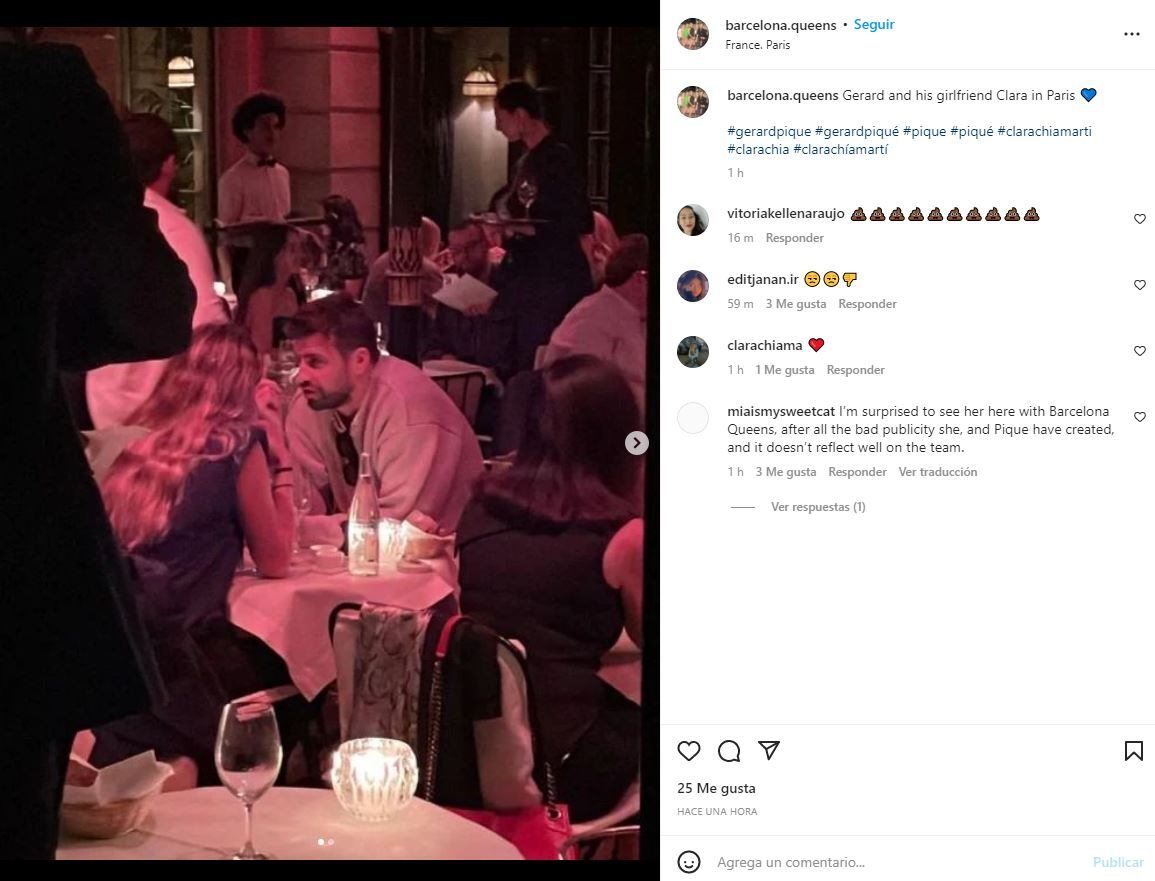Gerard Piqué y Clara Chía, 2 enamorados que alborotan París con su pasión