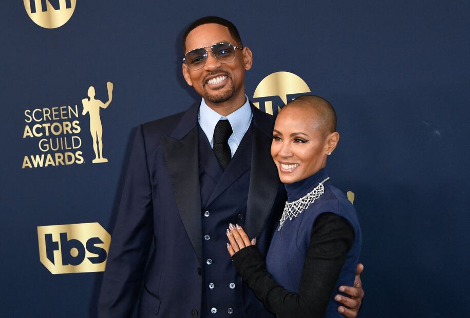 Will Smith y Jada Pinkett Smith/AFP y EFE.