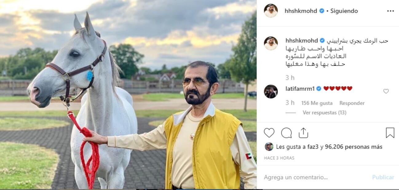 El jeque de Dubai cumple 70 años; aún se desconoce el paradero de la princesa Haya