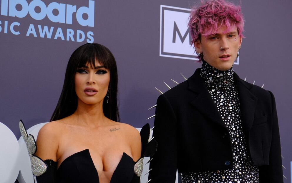 Megan Fox y Machine Gun Kelly / Foto: AFP