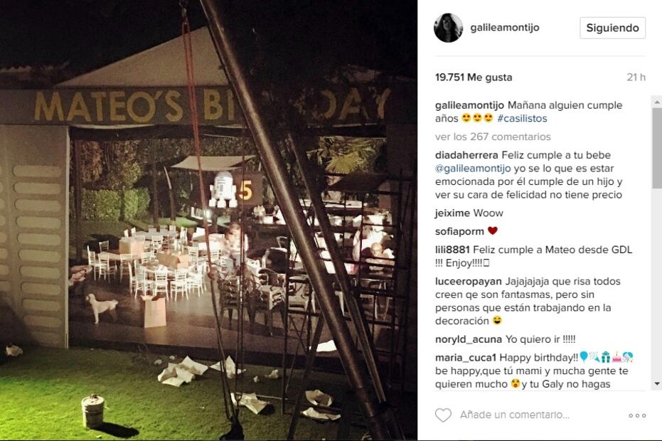 La fiesta de cumpleaños de Mateo, hijo de Galilea Montijo y Fernando Reina