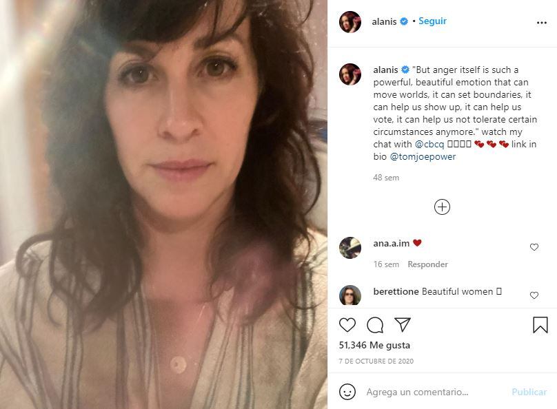 Alanis Morissette revela que fue violada a los 15 años por varios hombres