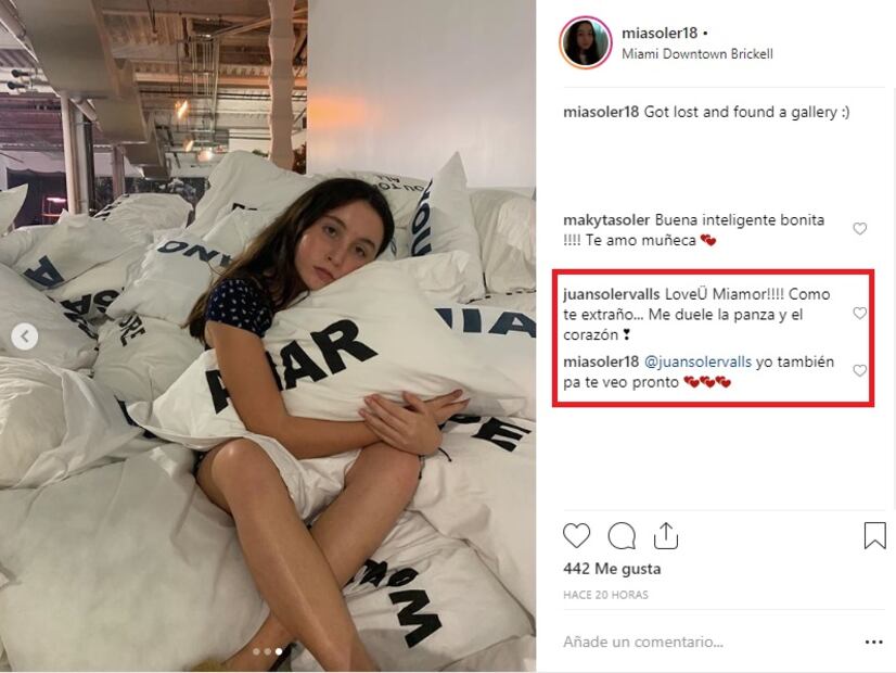 Juan Soler revela en Instagram cuanto extraña a sus hijas