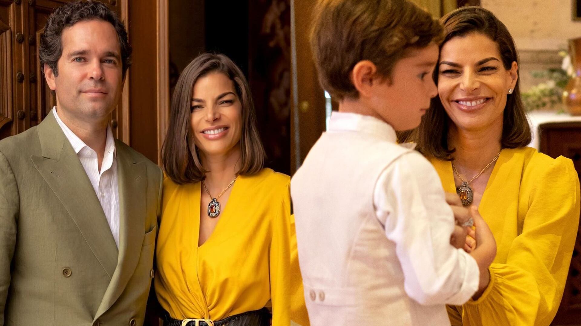 Bárbara Coppel y Alejandro Hank celebran el bautizo de su hijo Kilian