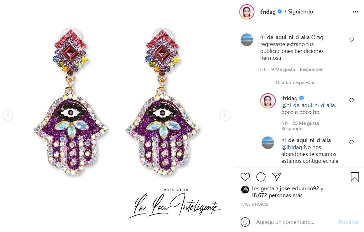 Frida Sofía Moctezuma Guzmán reaparece con nuevo look