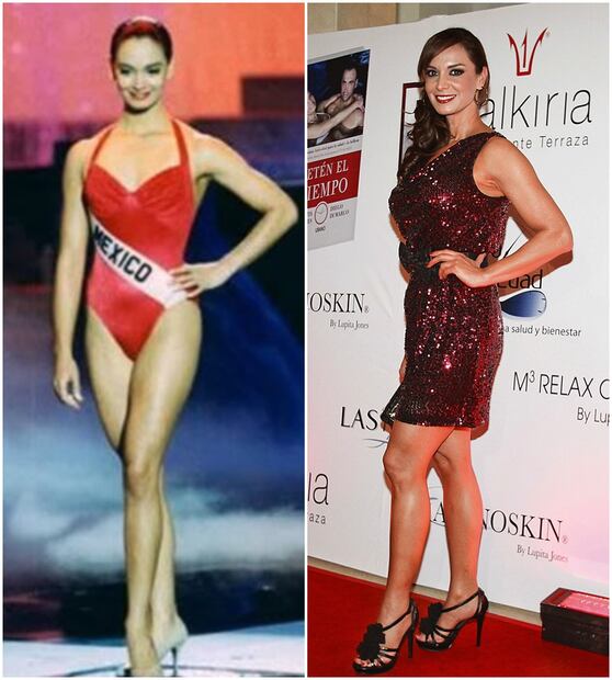 FOTOS: Así se veían las famosas mexicanas cuando participaron en Miss Universo