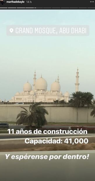 FOTOS: el impresionante viaje de Martha Debayle a Dubai