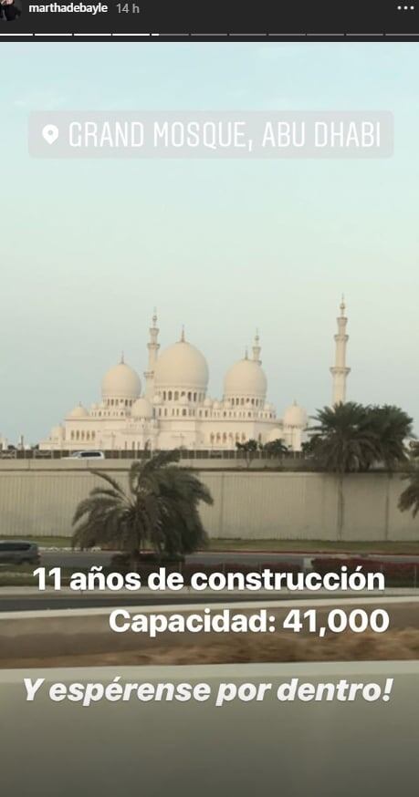 FOTOS: el impresionante viaje de Martha Debayle a Dubai