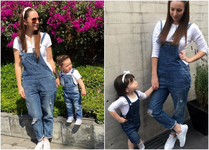 Andrea Torre y los adorables outfits que combina con sus hijos 