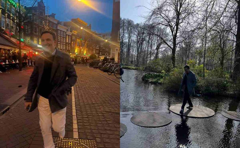 Alejandro de la Madrid celebró su cumpleaños en Ámsterdam junto a Ludwika Paleta, su entrañable amiga / Fotos: Instagram