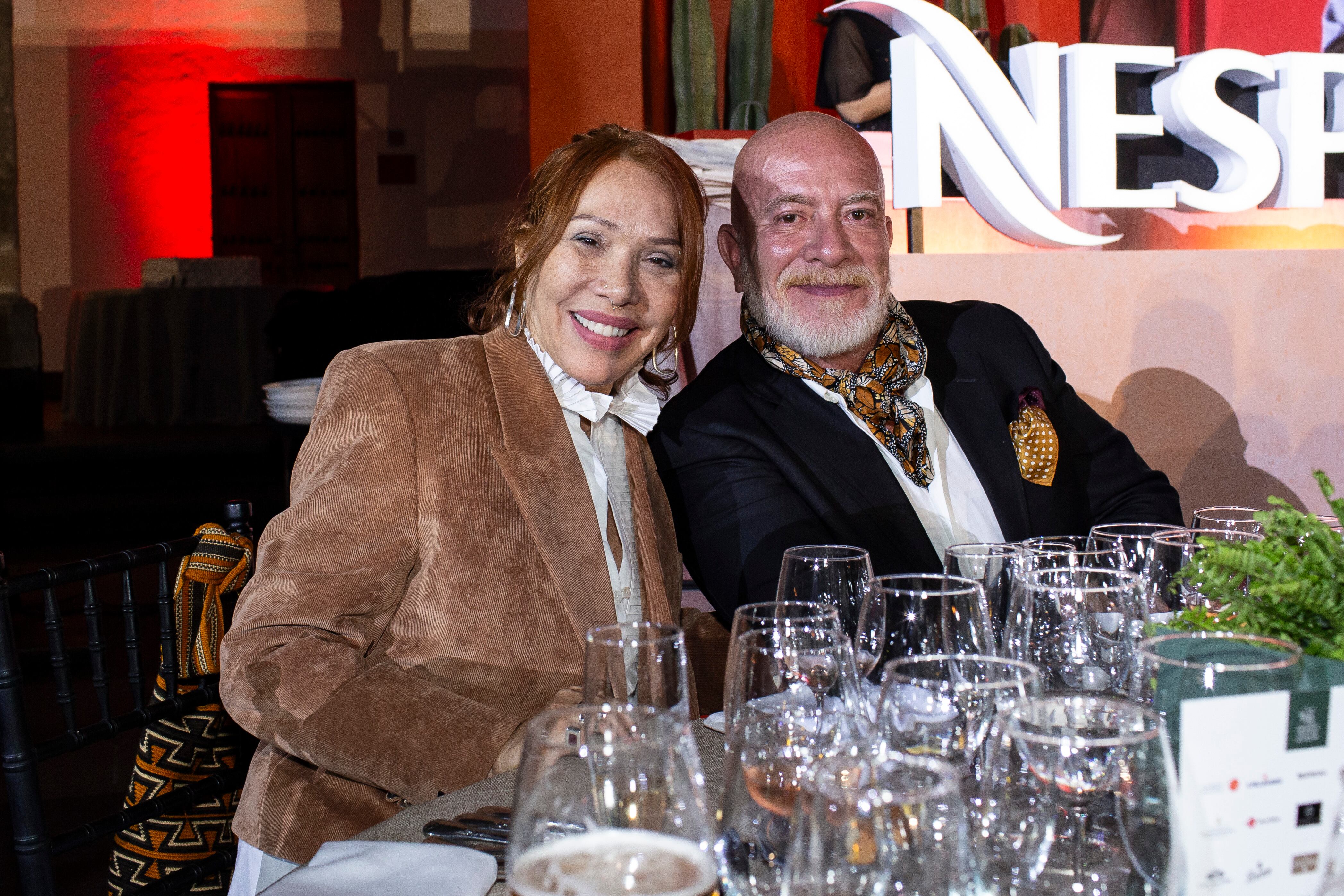 Leonora Espinosa y Gerardo Vázquez Lugo. (Foto: Esteban Torreblanca)
