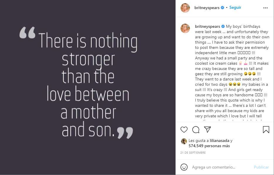 Reaparecen los hijos de Britney Spears ¡Mira lo grandes que están!