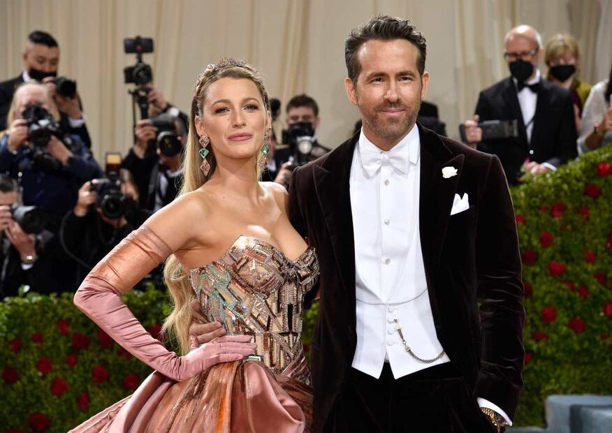 Blake Lively, perfecta en un Versace para el MET Gala 2022 / Foto: Archivo