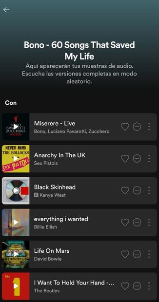 Bono, de U2, celebra 60 años con una playlist de las canciones que "lo salvaron"
