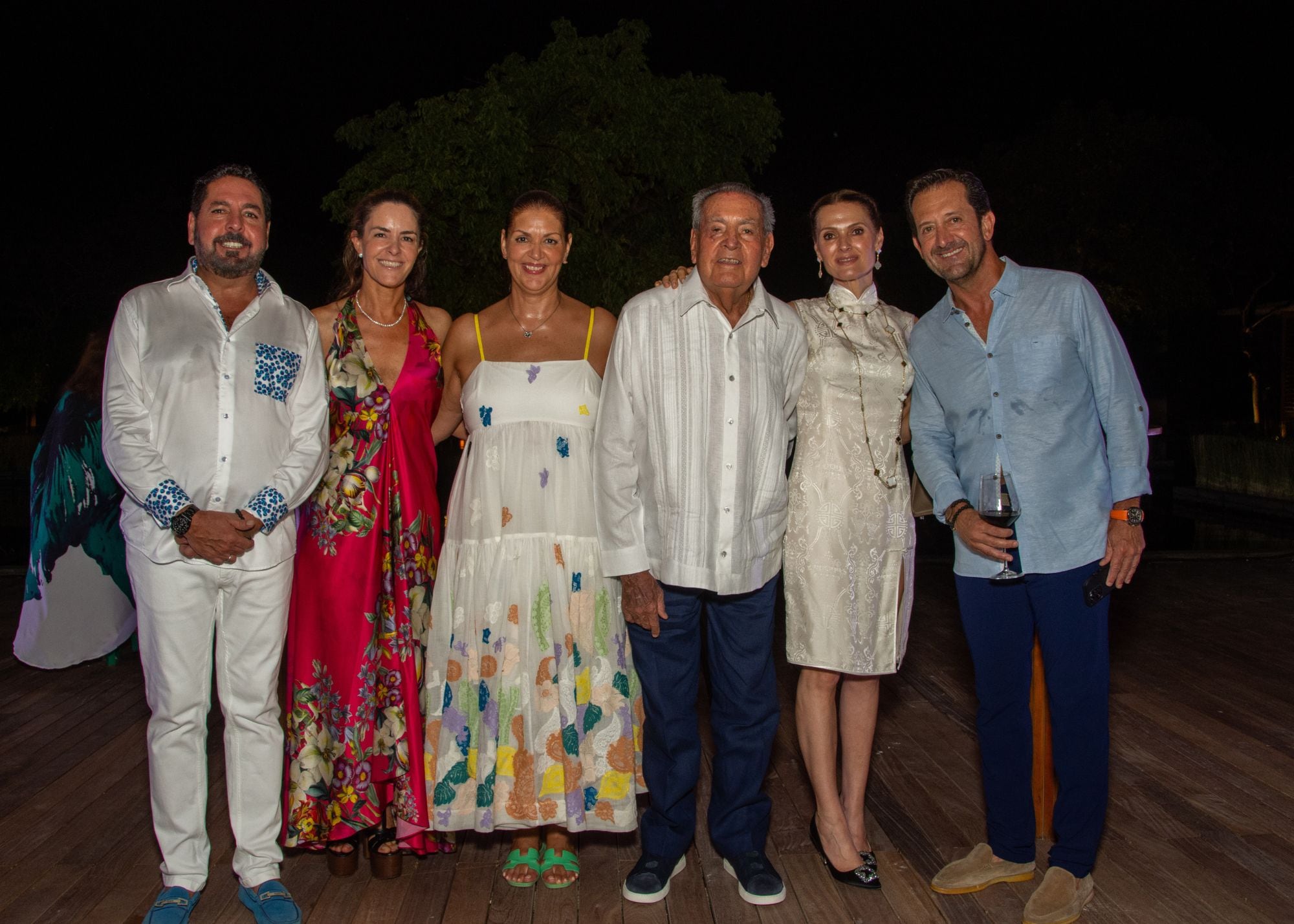 Gustavo González, Bárbara Sánchez Navarro, Norma Hajj, Guillermo González, Mariana Sáenz de Cosío y Alberto Torrado. (Foto: Especial)
