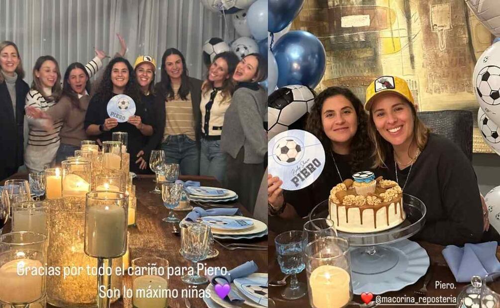 Saskia Niño de Rivera y Mariel Duayhe celebran el baby shower de Piero / Fotos: Instagram