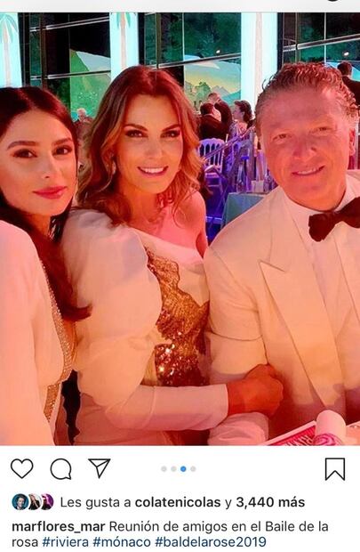 FOTO: Mar Flores y Elías Sacal en el Baile de la Rosa de Mónaco