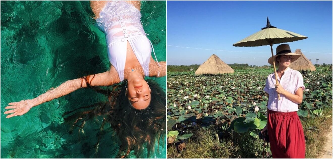 <p>La vacaciones de primavera llegaron y los famosos lo saben, así es como se están divirtiendo en diferentes partes del mundo. <strong>(Fotos: Instagram @letysaha y @yayakosikova)</strong></p>
