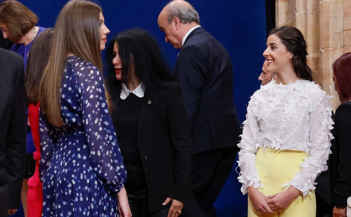 La infanta Sofía y Carolina Marín previo a la entrega de los Premios Princesa de Asturias 2024 / Foto: EFE