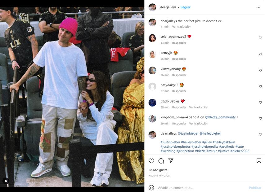 Jaime Camil y Justin Bieber, eufóricos y amistosos en un partido de futbol