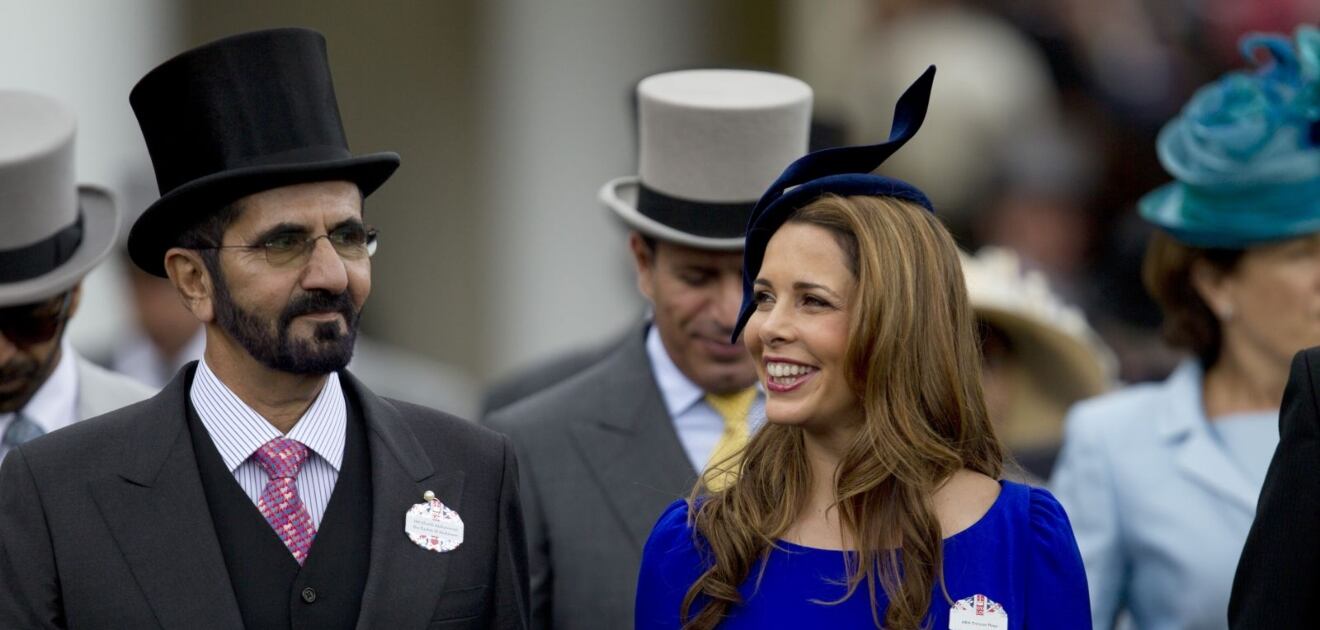 La princesa Haya, en público por primera vez, en los tribunales de Londres 