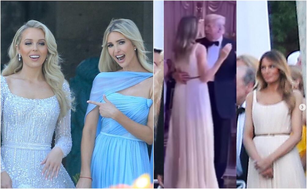 La ostentosa boda de Tiffany, hija de Donald Trump, y los looks de Ivanka y Melania