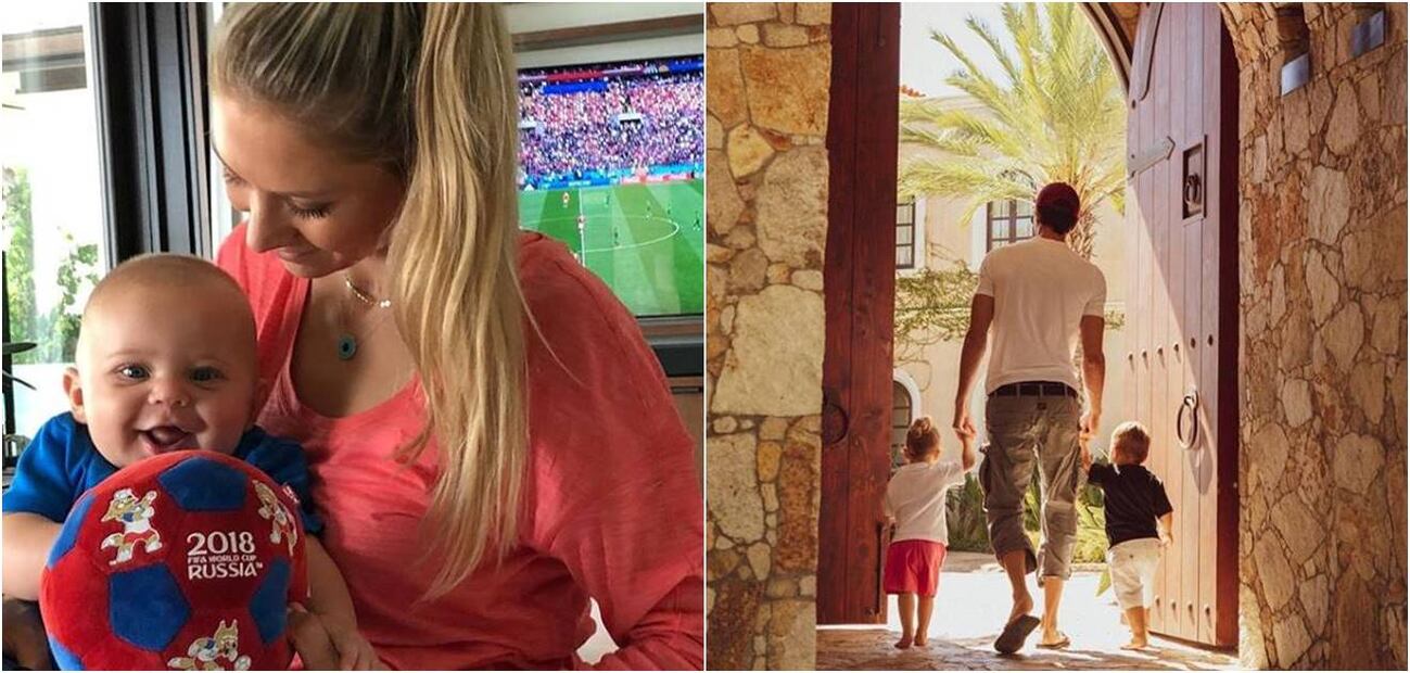 El encantador video de los gemelos del cantante Enrique Iglesias y Anna Kournikova 