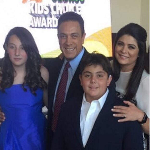 La familia de Victoria Ruffo y Omar Fayad