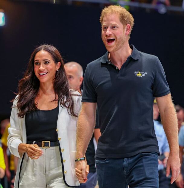 Meghan Markle y el príncipe Harry en los Invictus Games 2023, celebrados en Düsseldorf, Alemania / AFP