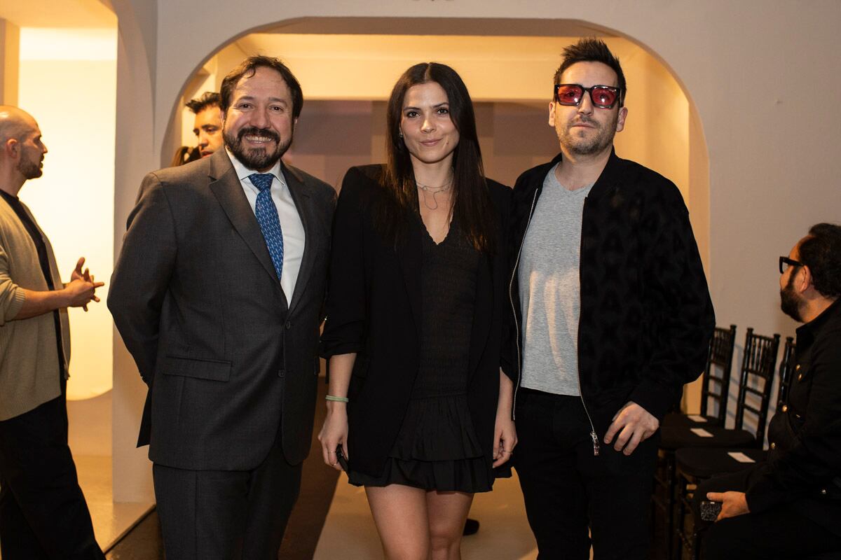 Guy Savoir, Isabela Noguera y Fran Noguera.  (Foto: Esteban Torreblanca)