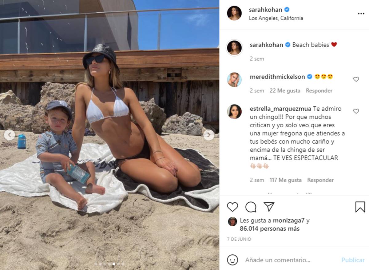 La foto más candente de Sarah Kohan, la esposa de Javier "Chicharito" Hernández