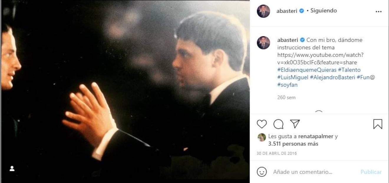 El emotivo mensaje de Alejandro Basteri, hermano de Luis Miguel
